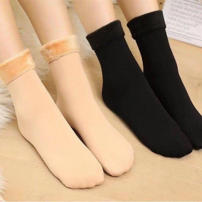 Winter Cute Thermal Snow Fur Socks - Pack of 6