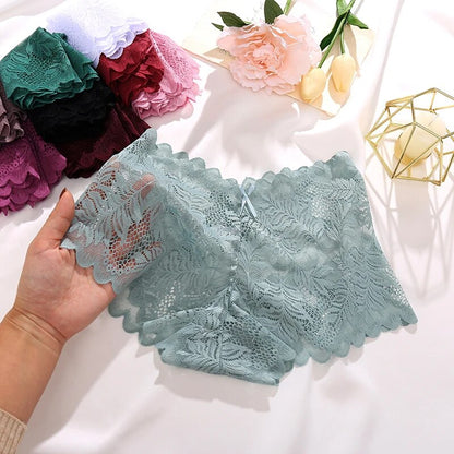 Floral Solid Breathable Women Panties