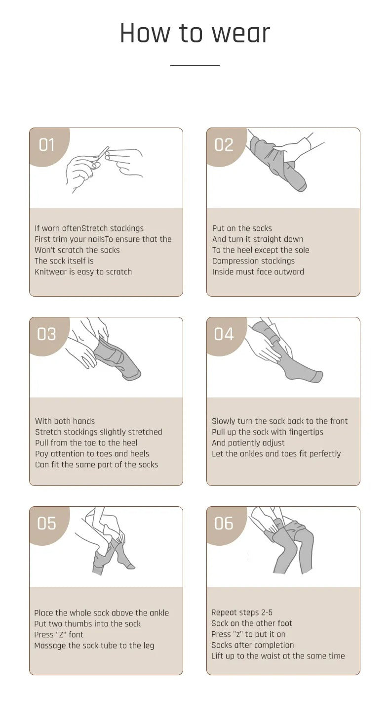 Anti Scratch Transparent Summer Stockings - Universal Fit
