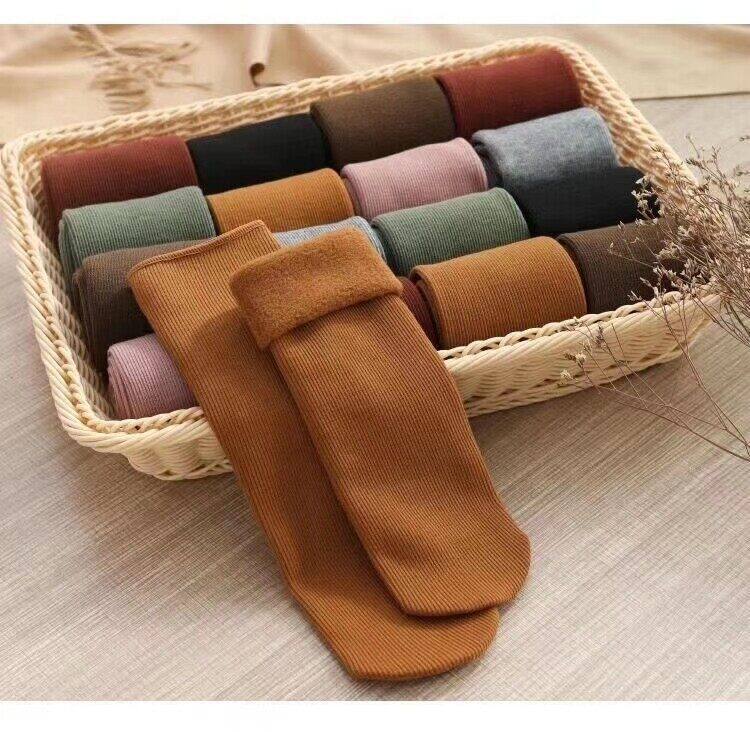 Premium Soft Fur Thermal Thick Warm Breathable Women Winter Socks